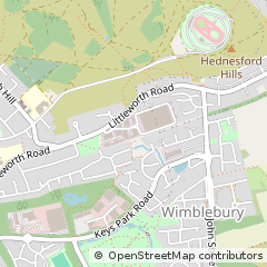 Map of Cannock, Staffordshire