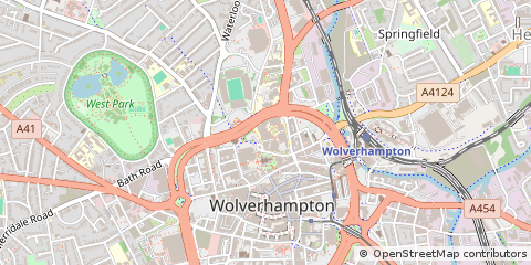 Map of West Midlands