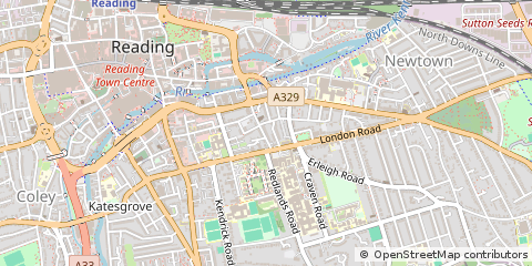 Map of Reading