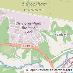 Map of Thatcham, Berkshire