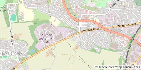 Map of Leeds, West Yorkshire