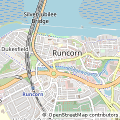 Map of Runcorn