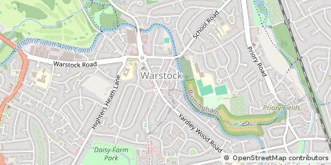 Map of West Midlands
