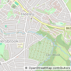 Map of Sheffield