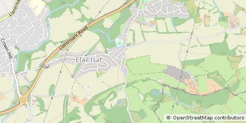 Map of Pontypridd