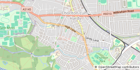 Map of Manchester