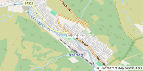 Map of Treorchy