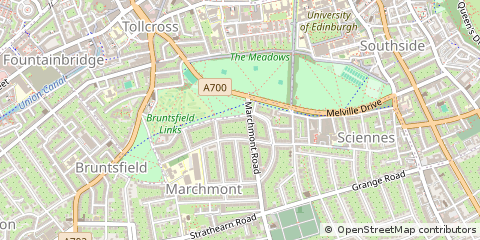 Map of Edinburgh, Midlothian