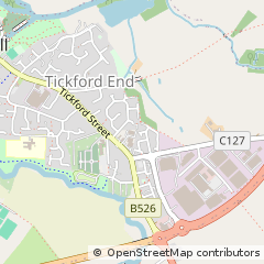 Map of Newport Pagnell, Buckinghamshire