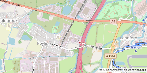 Map of Slough, Berkshire