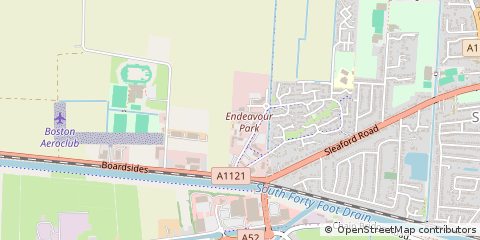 Map of Boston, Lincolnshire