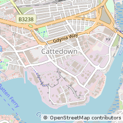 Map of Plymouth, Devon