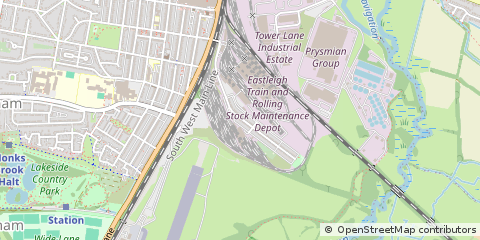 Map of Eastleigh