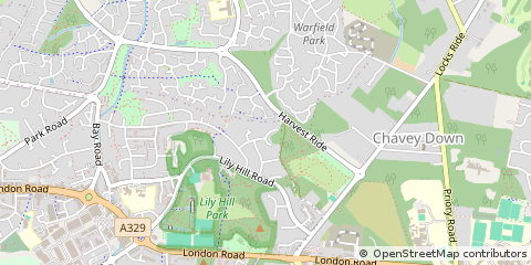 Map of Bracknell