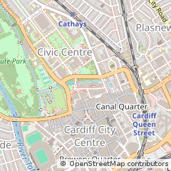 Map of Cardiff, Caerdydd