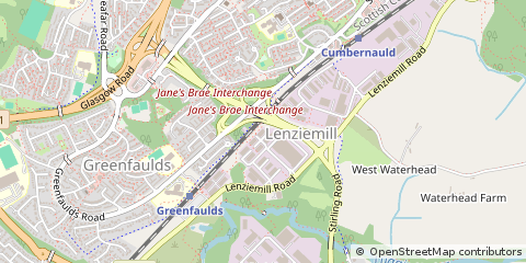 Map of Glasgow