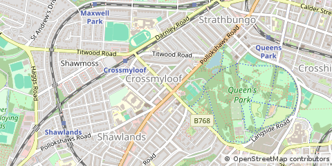 Map of Glasgow
