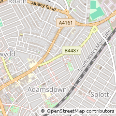 Map of Cardiff