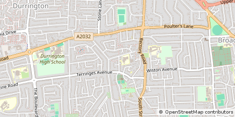 Map of Worthing