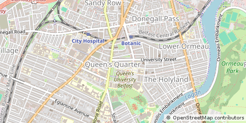 Map of Belfast