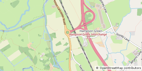 Map of Lancaster, Lancashire