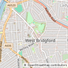 Map of Nottingham