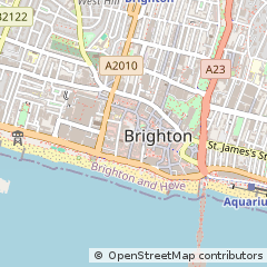 Map of Brighton, Sussex