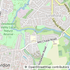 Map of Bordon