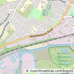 Map of Rotherham