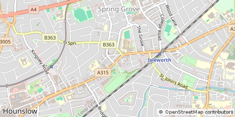 Map of Isleworth, Middlesex