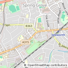 Map of Isleworth, Middlesex