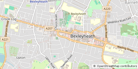 Map of Bexleyheath