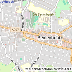 Map of Bexleyheath