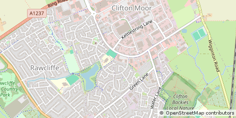 Map of York, North Yorkshire