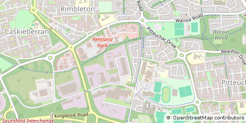 Map of Glenrothes, Fife