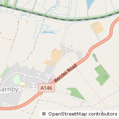 Map of Beccles, Suffolk