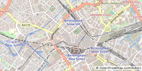 Map of Birmingham