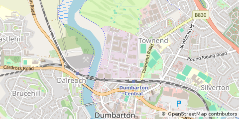 Map of Dumbarton