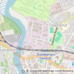 Map of Dumbarton