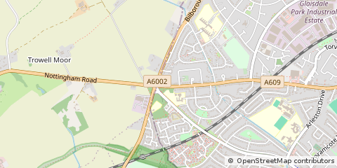Map of Nottingham
