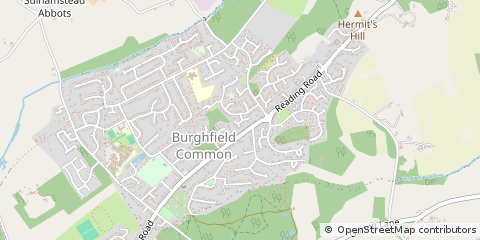 Map of Reading, Berkshire
