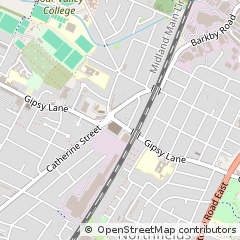 Map of Leicester, Leicestershire