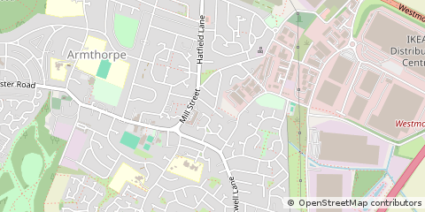 Map of Doncaster, South Yorkshire