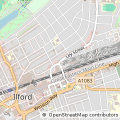 Map of Ilford, Essex