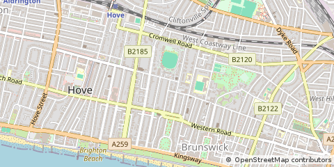 Map of Hove