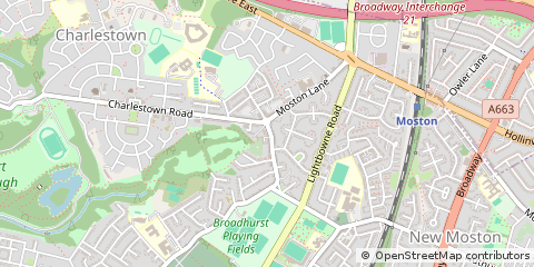 Map of Manchester