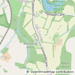 Map of East Grinstead, East Sussex