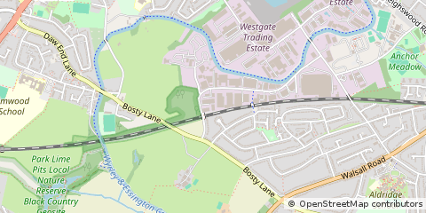 Map of Walsall