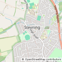 Map of Steyning, West Sussex