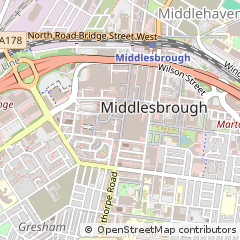 Map of Middlesbrough